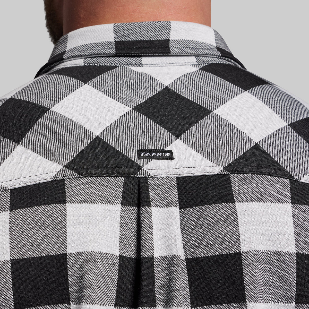 Woodsman Stretchy Flannel (White/Black)