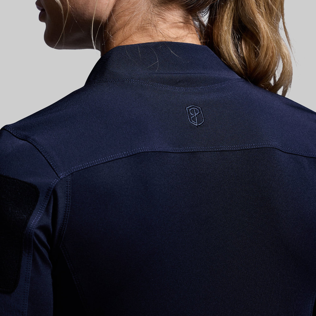 Women's Long Sleeve Op Top (Police Blue)