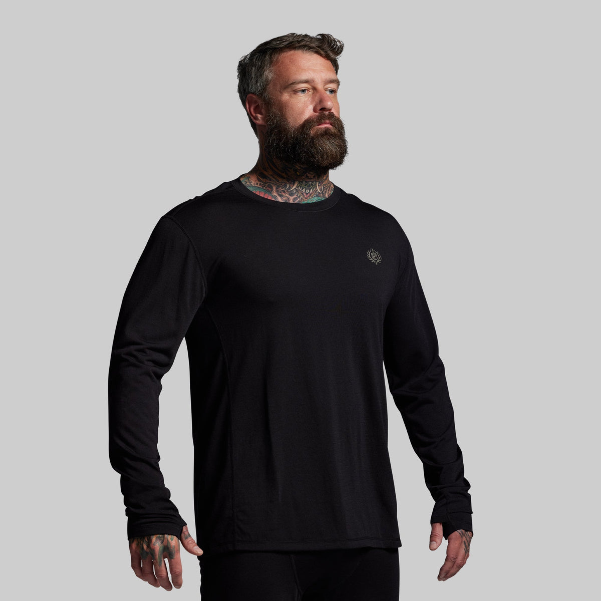 Ridgeline Merino Thermal Top 165 (Black)
