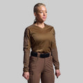 Women's Long Sleeve Op Top Pro (Coyote Brown)