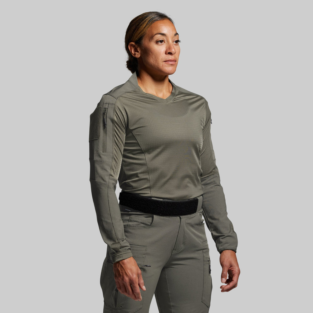 Women's Long Sleeve Op Top Pro (Ranger Green)