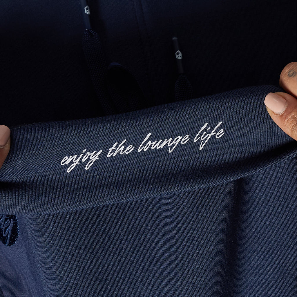 Lounge Lux Quarter Zip Pullover (BP Navy)