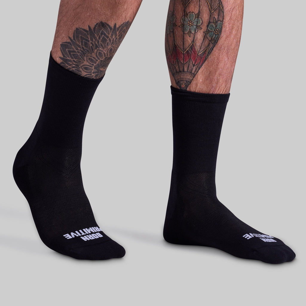 Performance Crew Sock 3-Pack (Black)