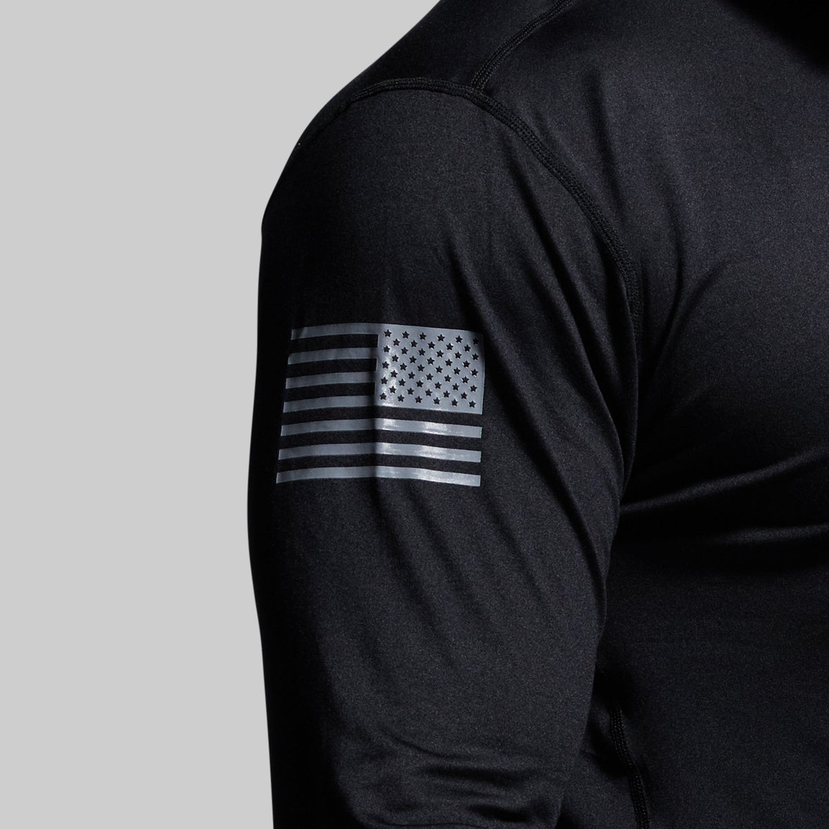 Long Sleeve Range Shirt Flag (Black)