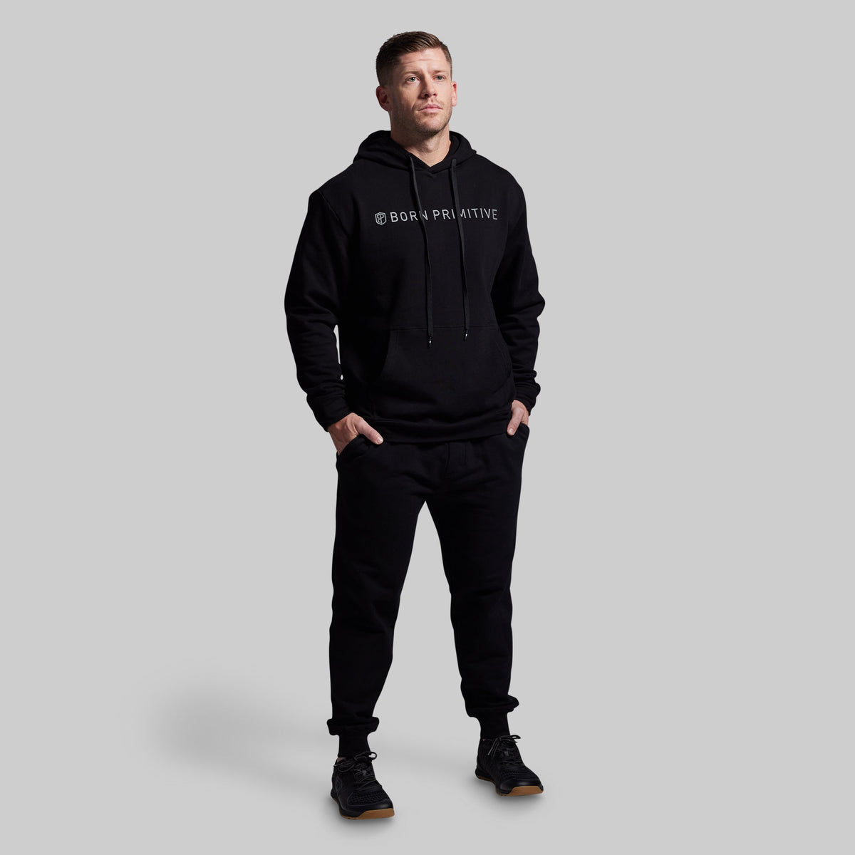 BP Classic Men's Unmatched Hoodie (Black)