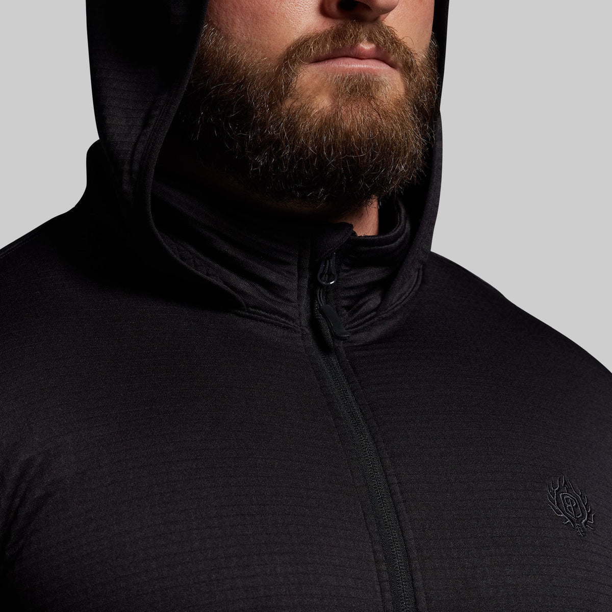 Quiver Half Zip Hoodie 2.0 (Black)