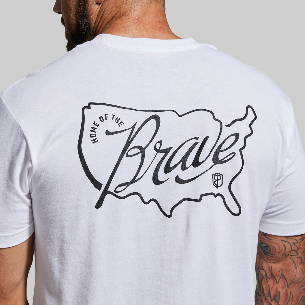 Home of the Brave Tee (White)