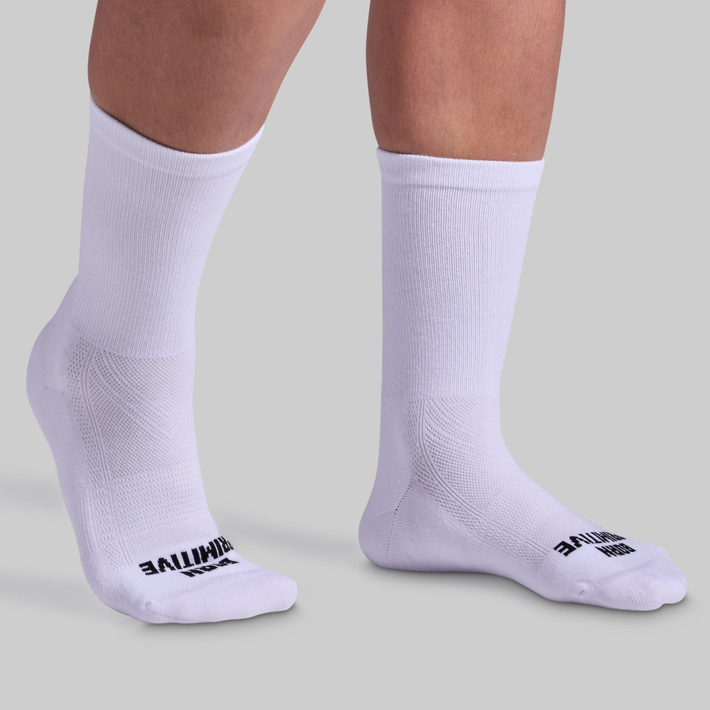 Performance Crew Sock 2-Pack (Black/White)