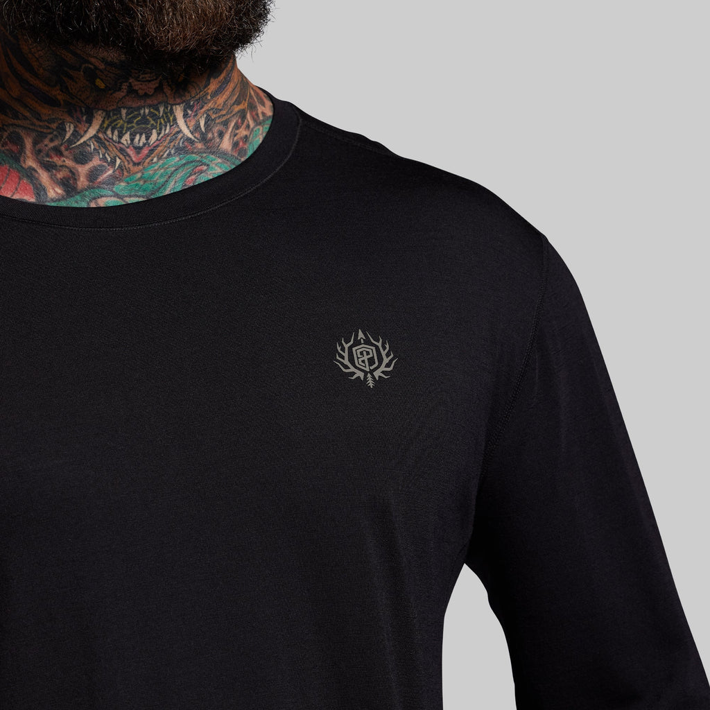 Ridgeline Merino Thermal Top 165 (Black)