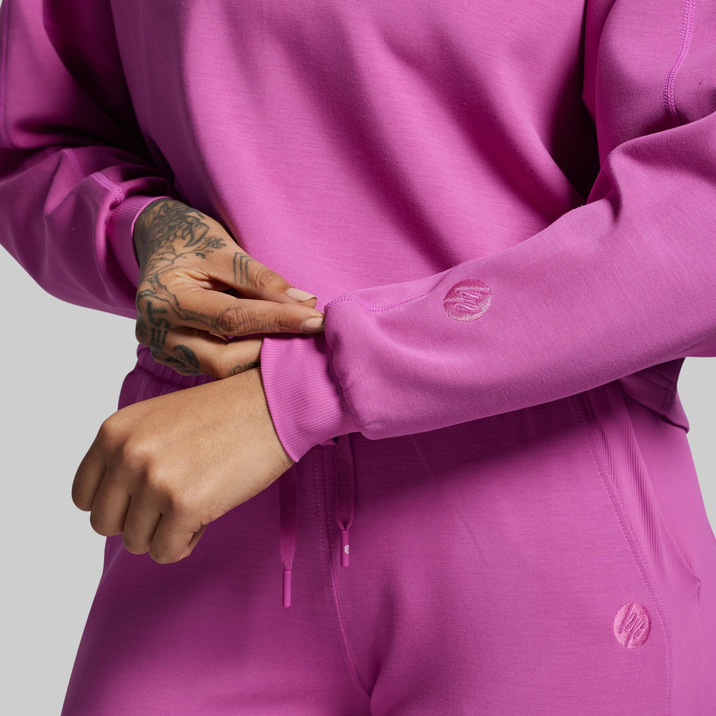 Lounge Lux Cropped Pullover (Viola)