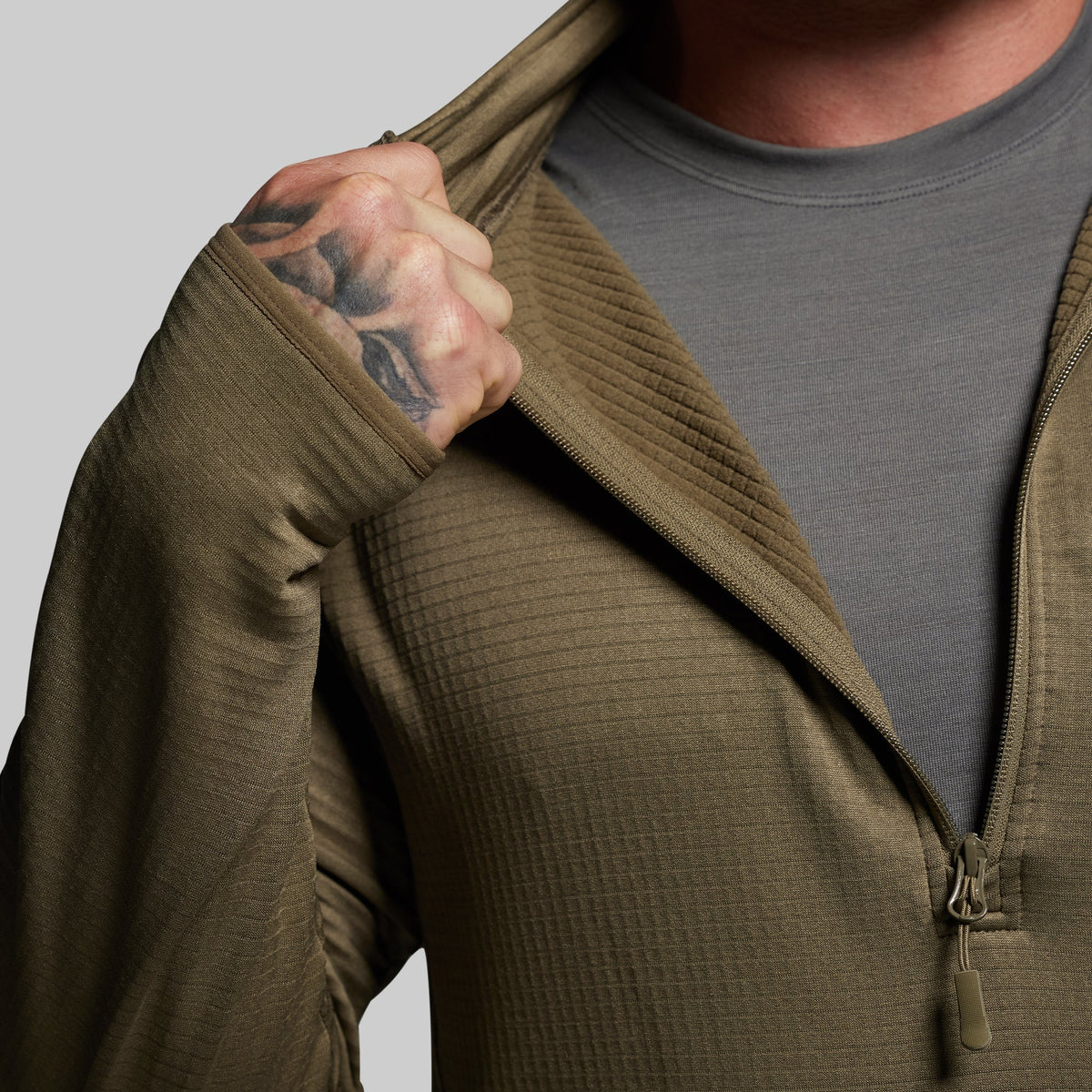 Quiver Half Zip Hoodie 2.0 (OD Green)