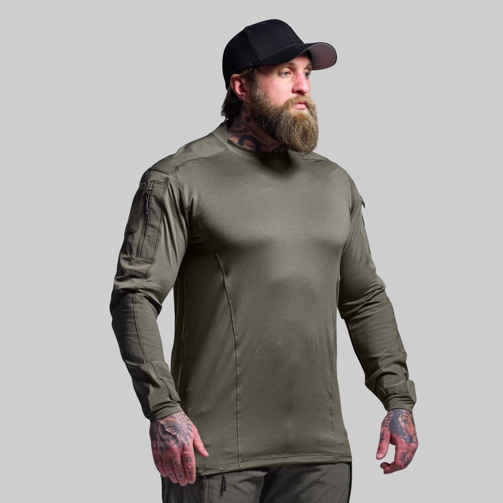 Long Sleeve Op Top (Ranger Green)