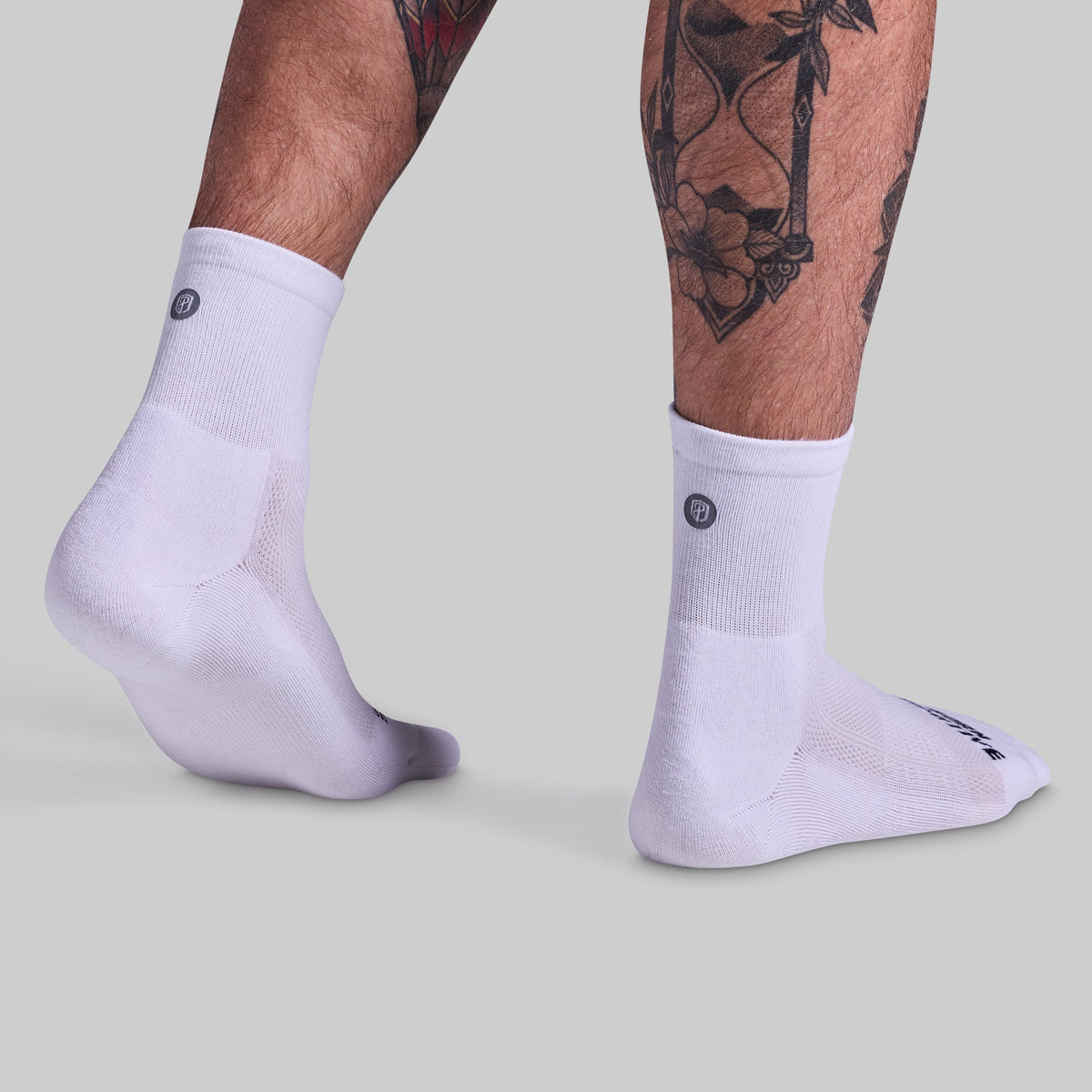 Performance Half Crew Sock (White)