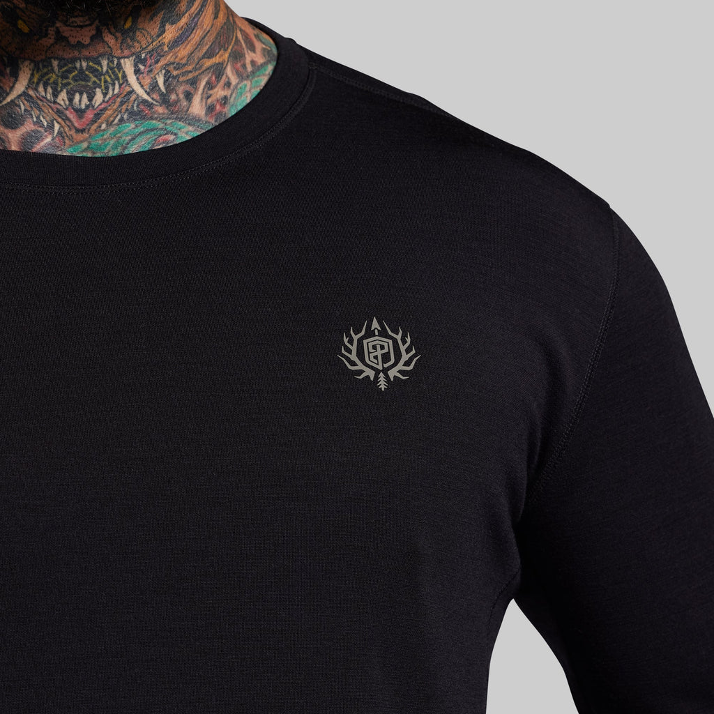Ridgeline Merino Thermal Top 240 (Black)