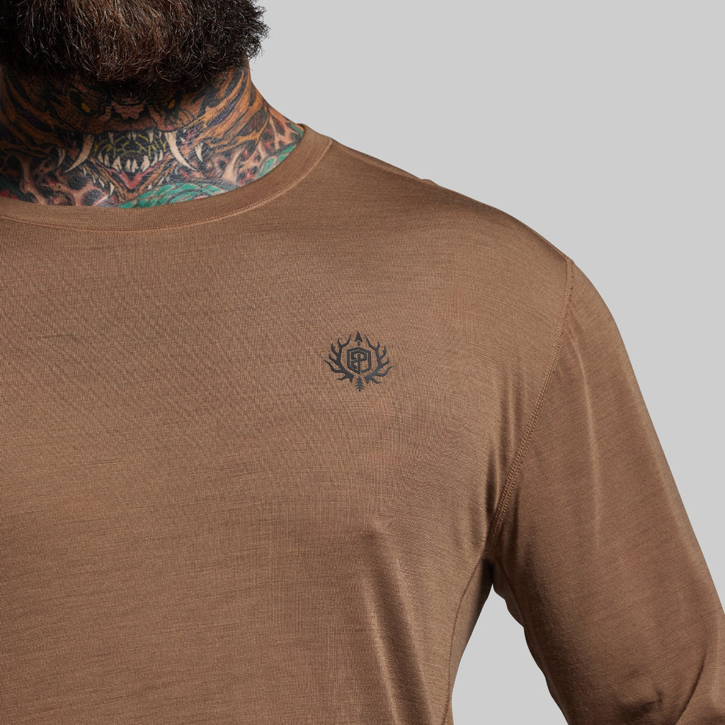Ridgeline Merino Thermal Top 165 (Coyote Brown)