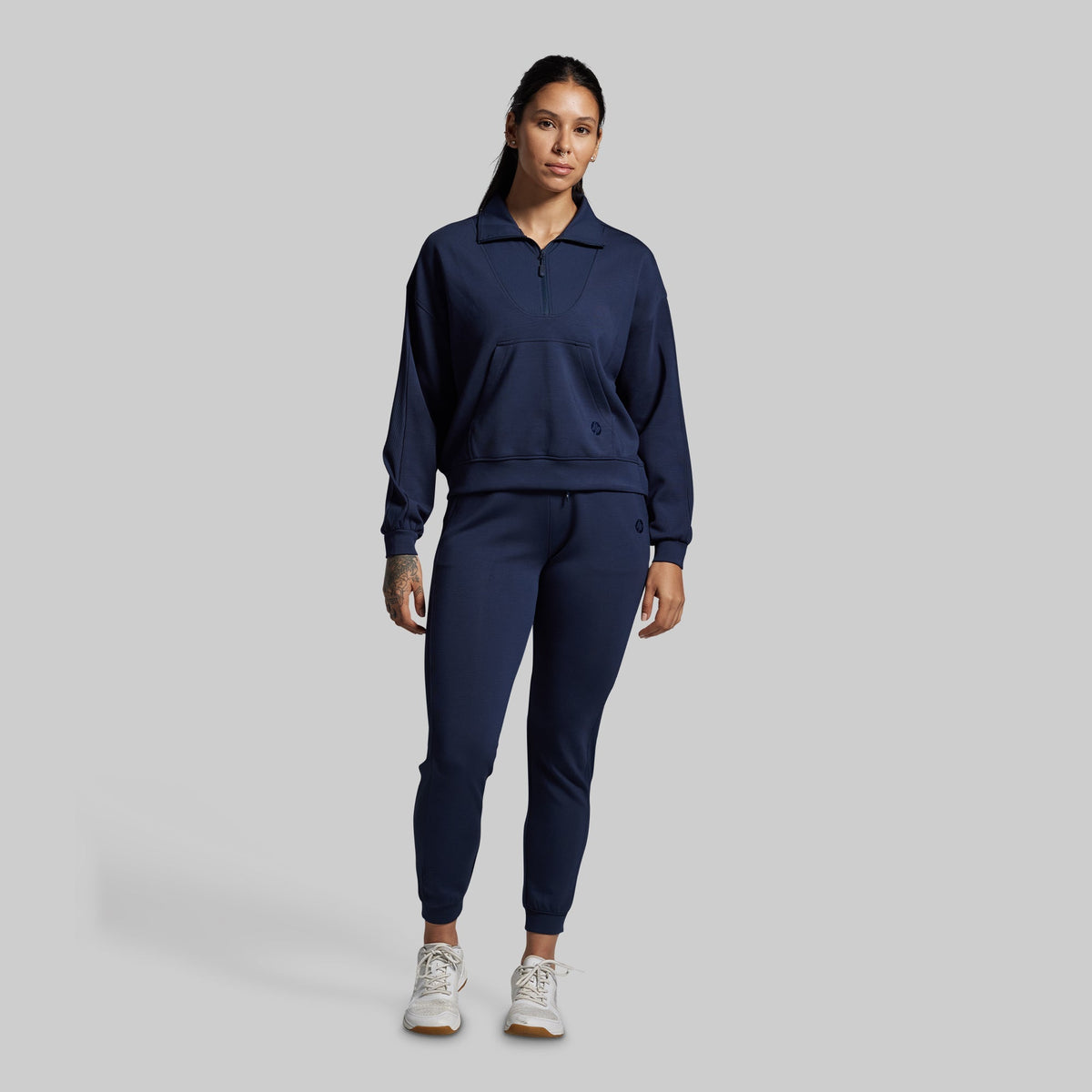 Lounge Lux Quarter Zip Pullover (BP Navy)