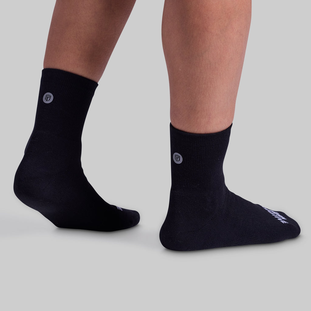 Performance Half Crew Sock 3-Pack (Black)