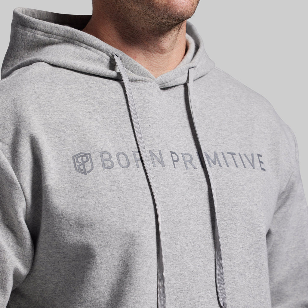BP Classic Men's Unmatched Hoodie (Heather Grey)