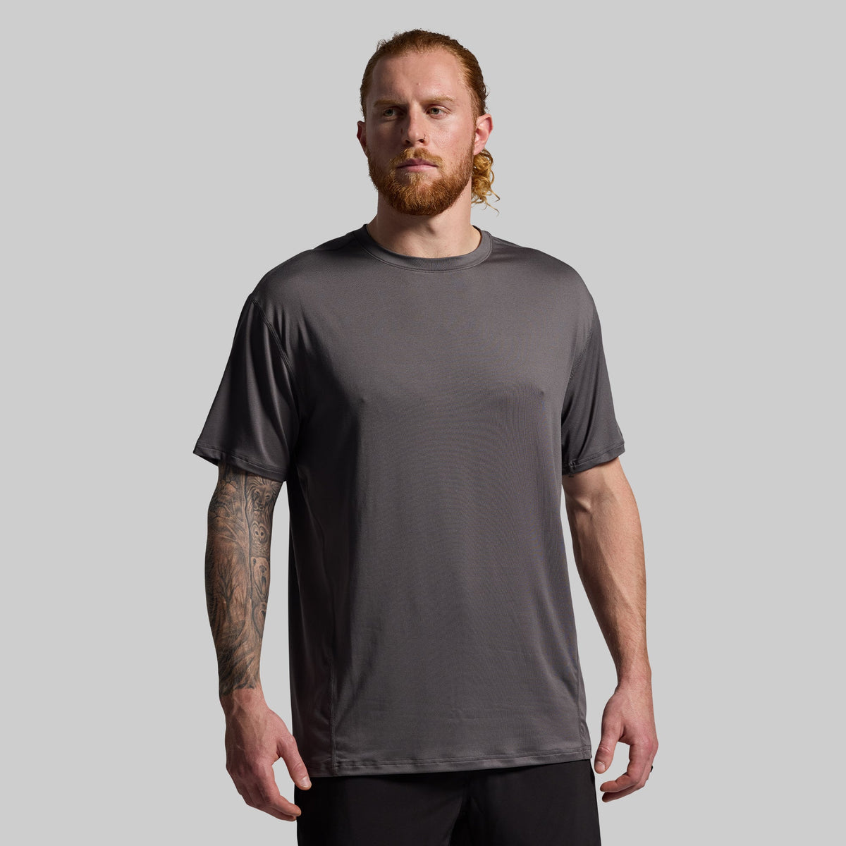 Athleisure Tee (Gunmetal)
