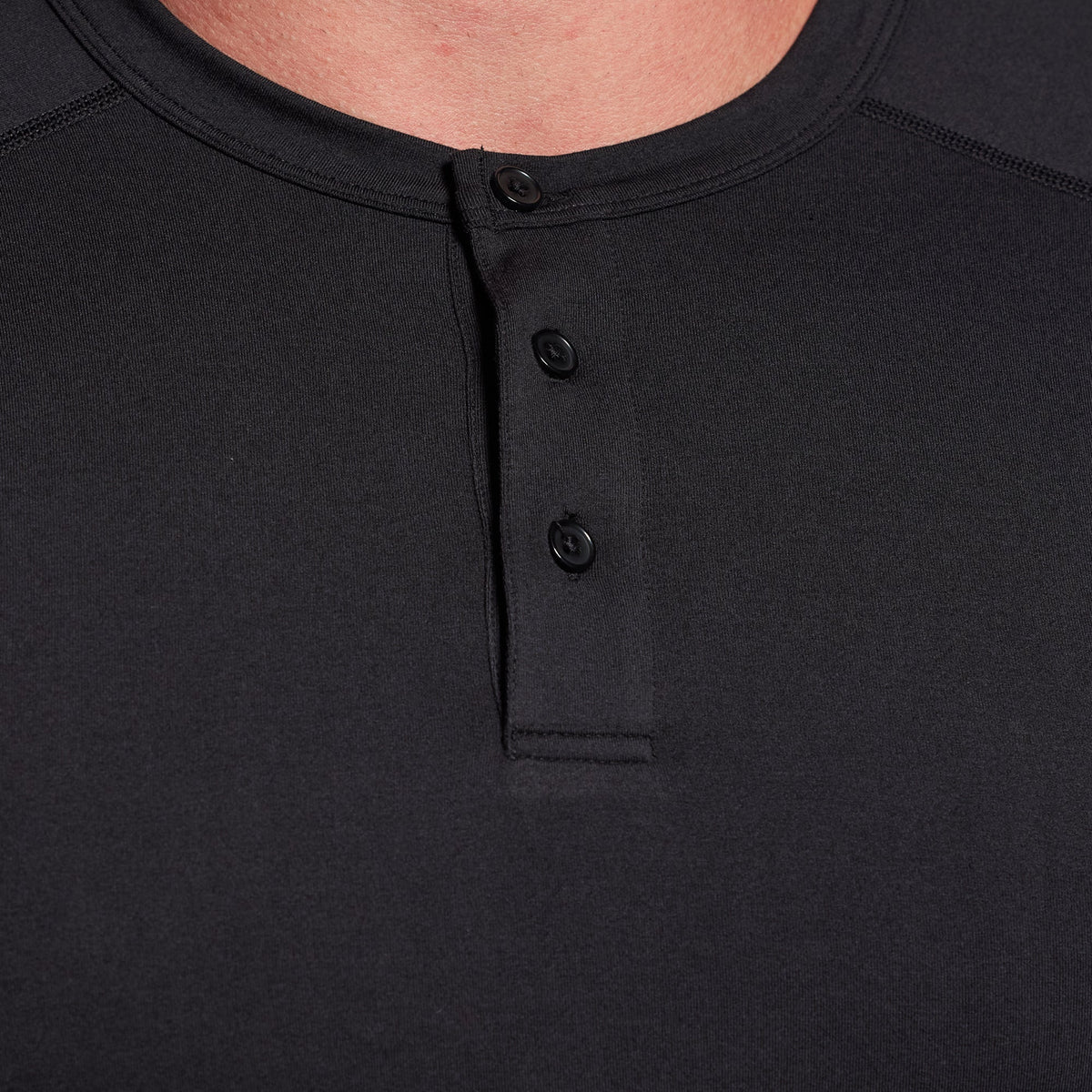 BP Premium Basic Henley (Black)