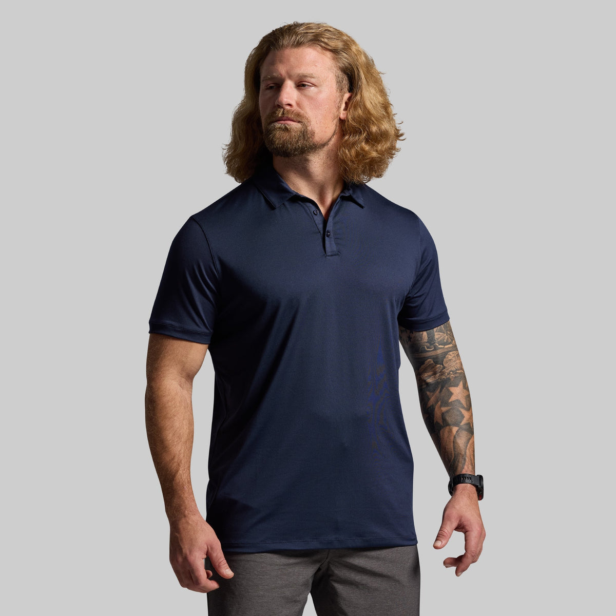 Athleisure Polo (BP Navy)