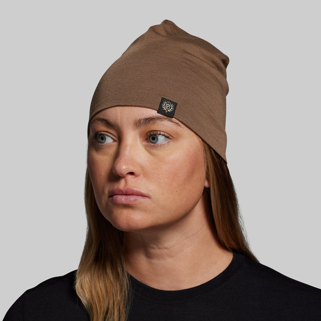 Ridgeline Merino Beanie 165 (Coyote Brown)