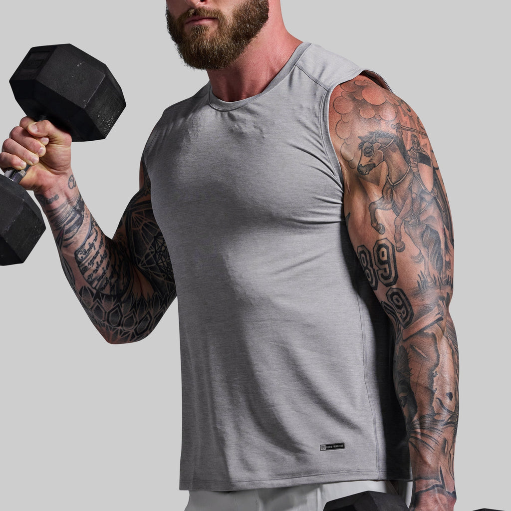 Training Muscle Tank (Light Heather Grey)