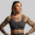 Exhale Sports Bra (Gunmetal)