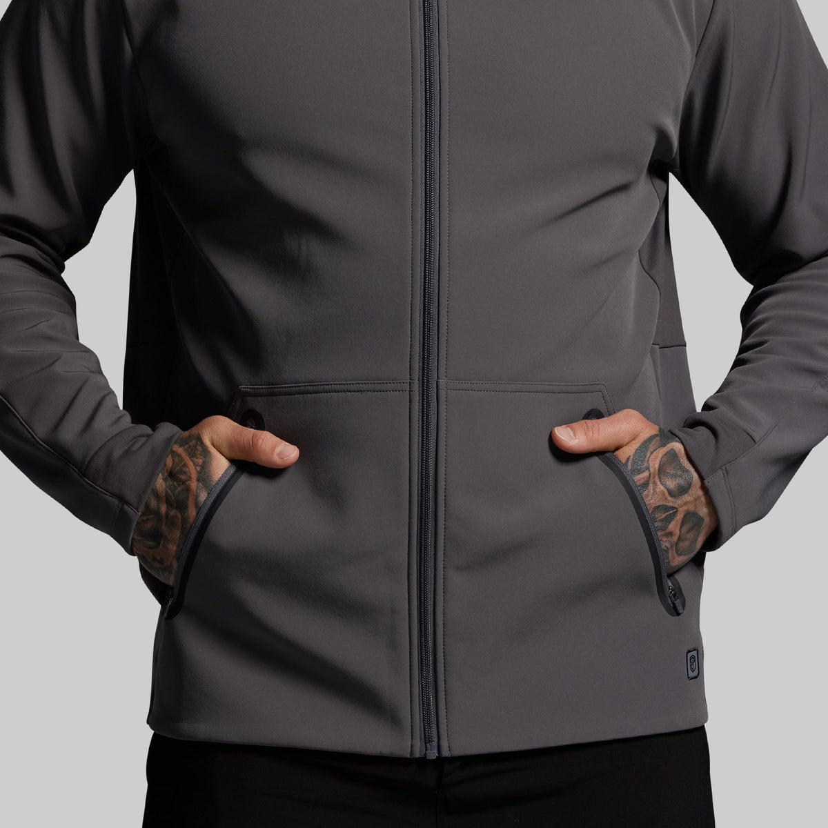 Training Full Zip Hoodie (Gunmetal)