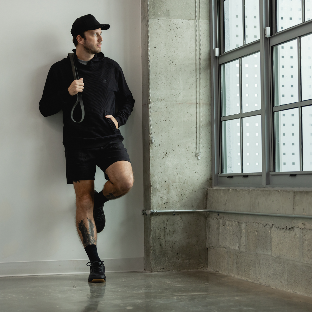 Men's Cloud Short Set (Black)