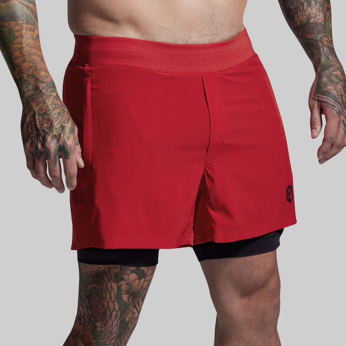 Versatile Short w/ Compression 5" (Adrenaline)