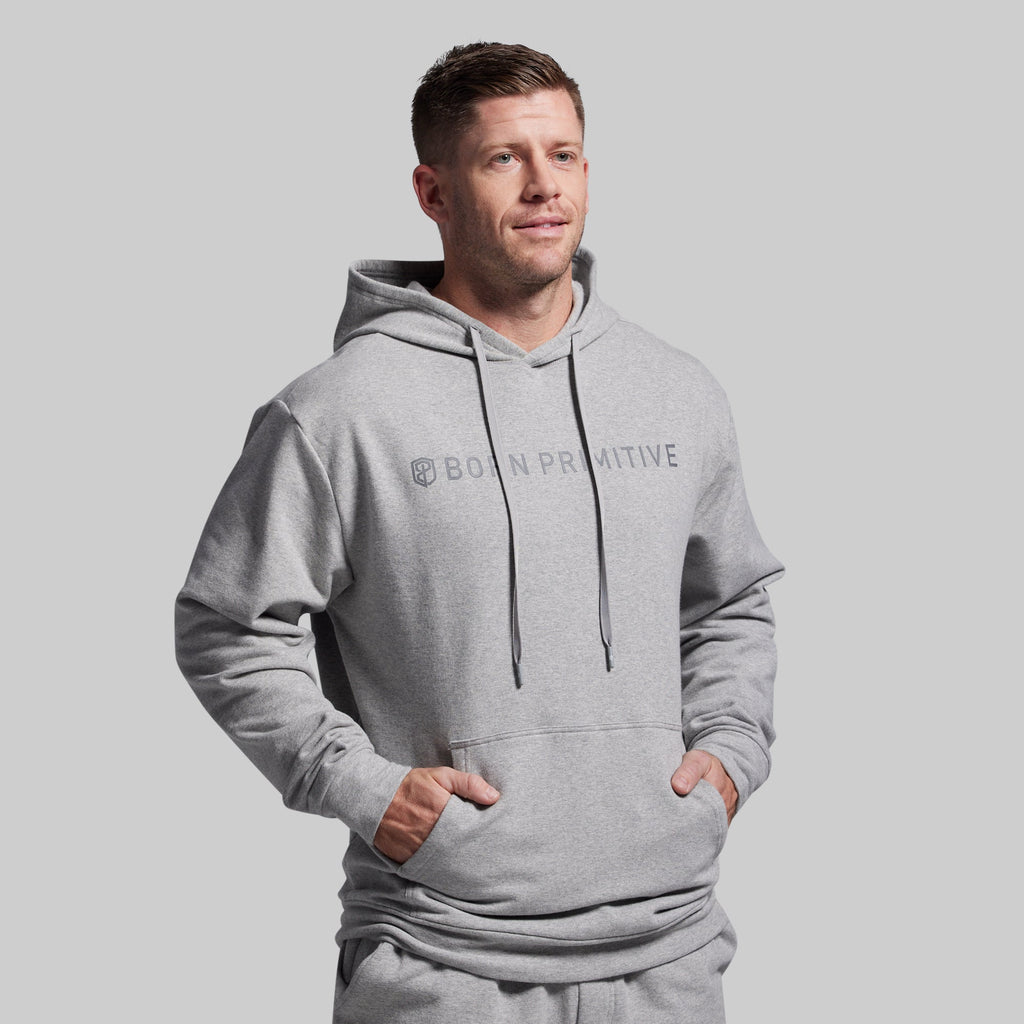BP Classic Men's Unmatched Hoodie (Heather Grey)