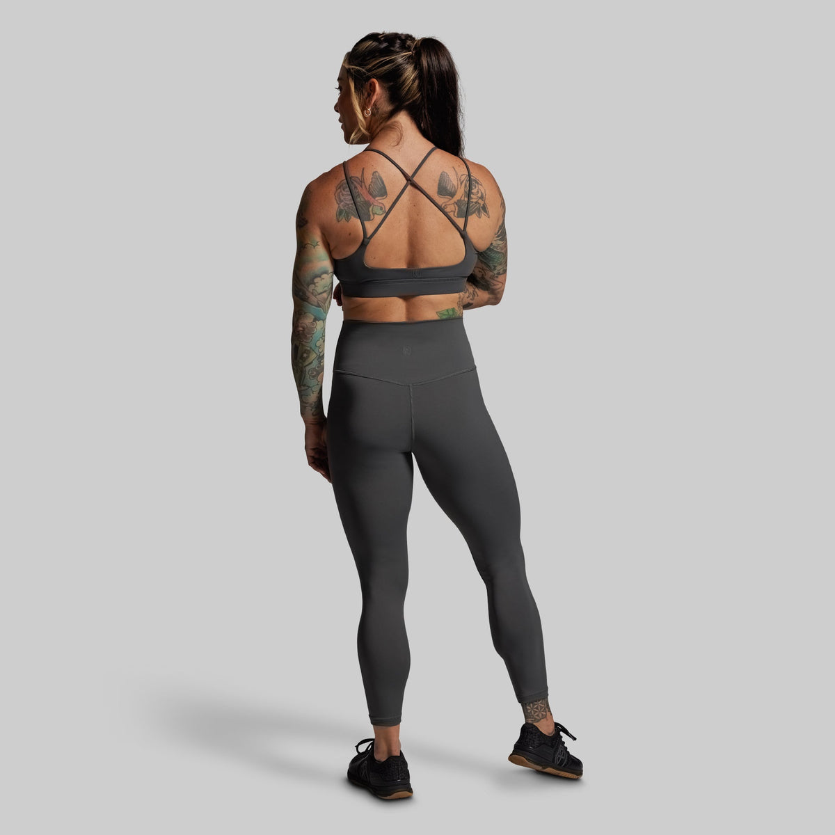 Exhale Sports Bra (Gunmetal)