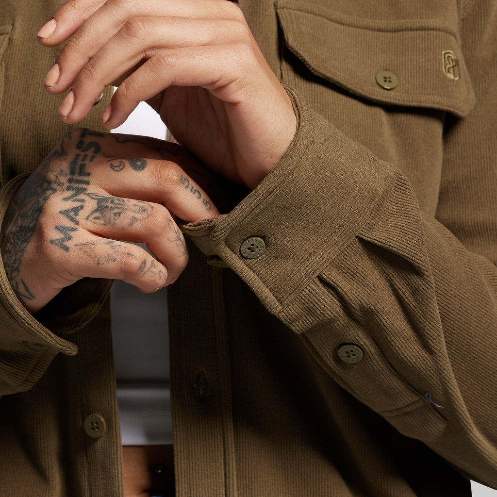 Woodsman Stretchy Corduroy (Coyote Brown)