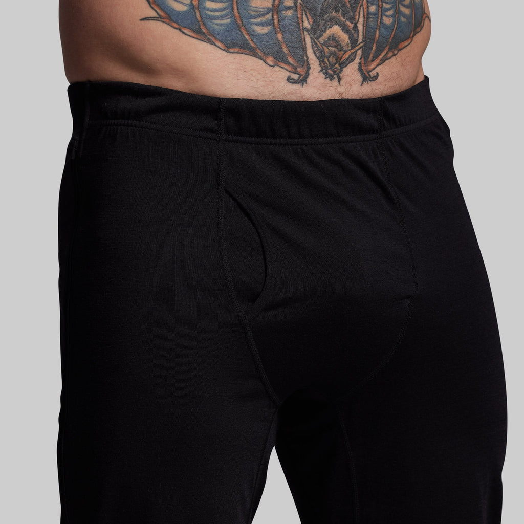 Ridgeline Merino Full Zip Bottom 165 (Black)