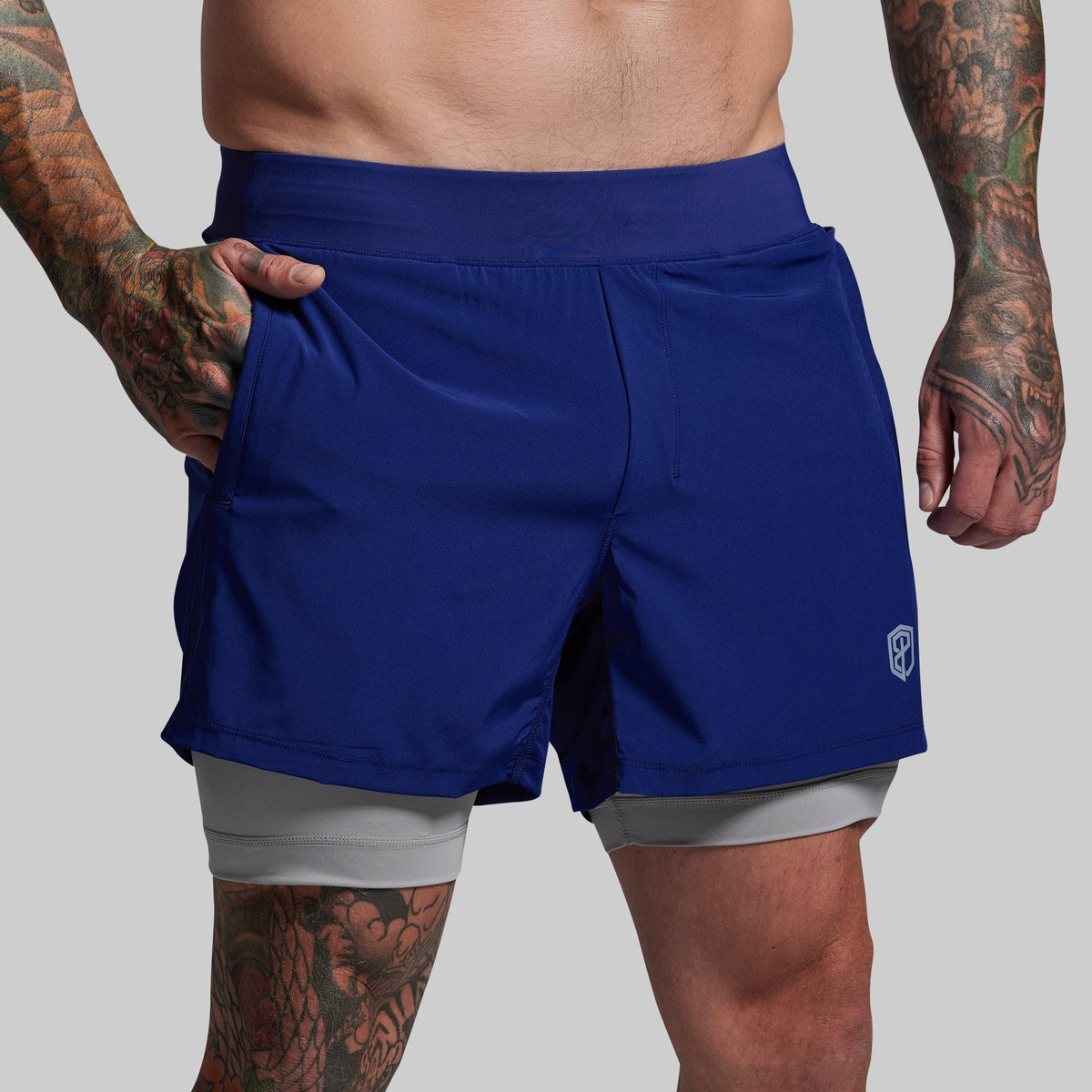 Versatile Short w/ Compression 5" (Cobalt)