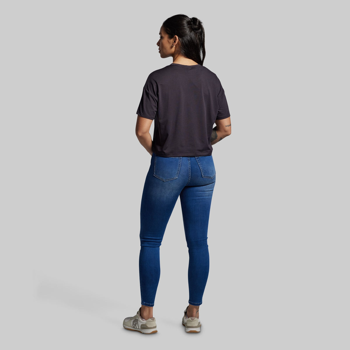 BP Premium Basic Crop Tee (Black)