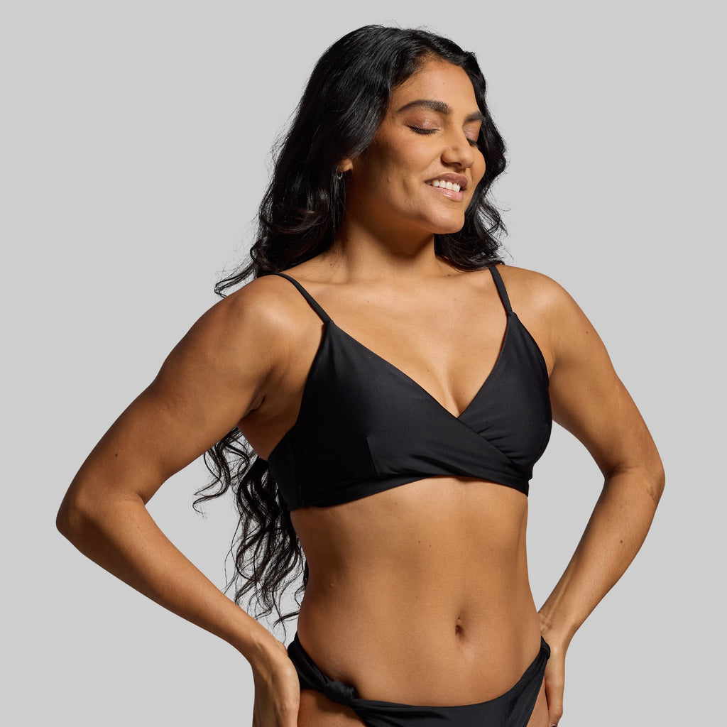Inlet Bikini Top (Black)