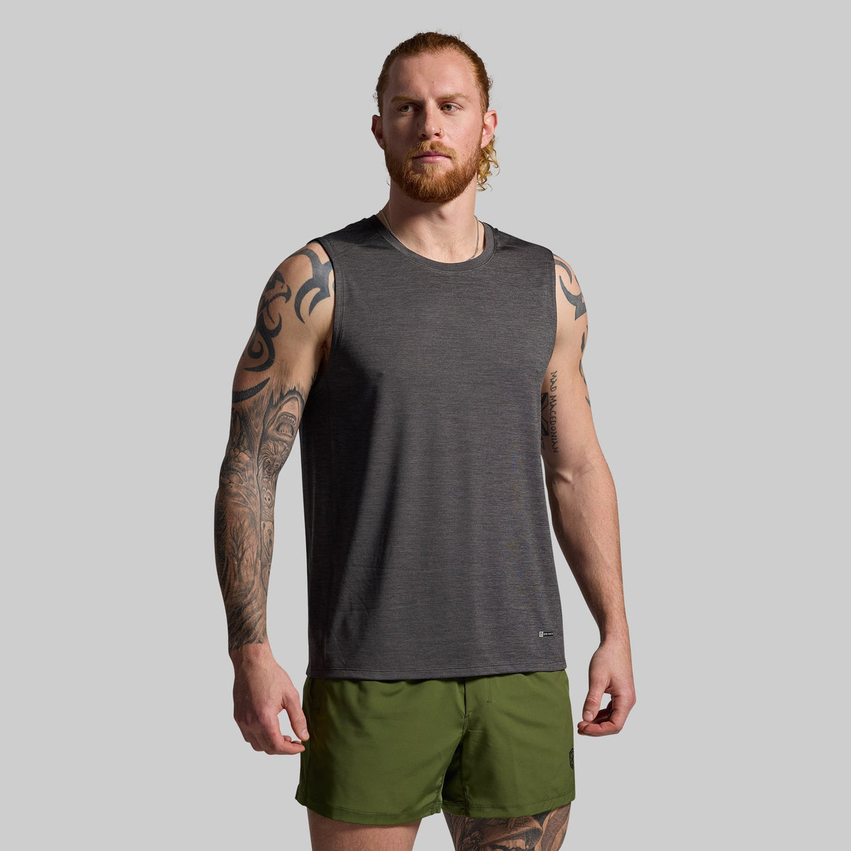 Training Muscle Tank (Charcoal)