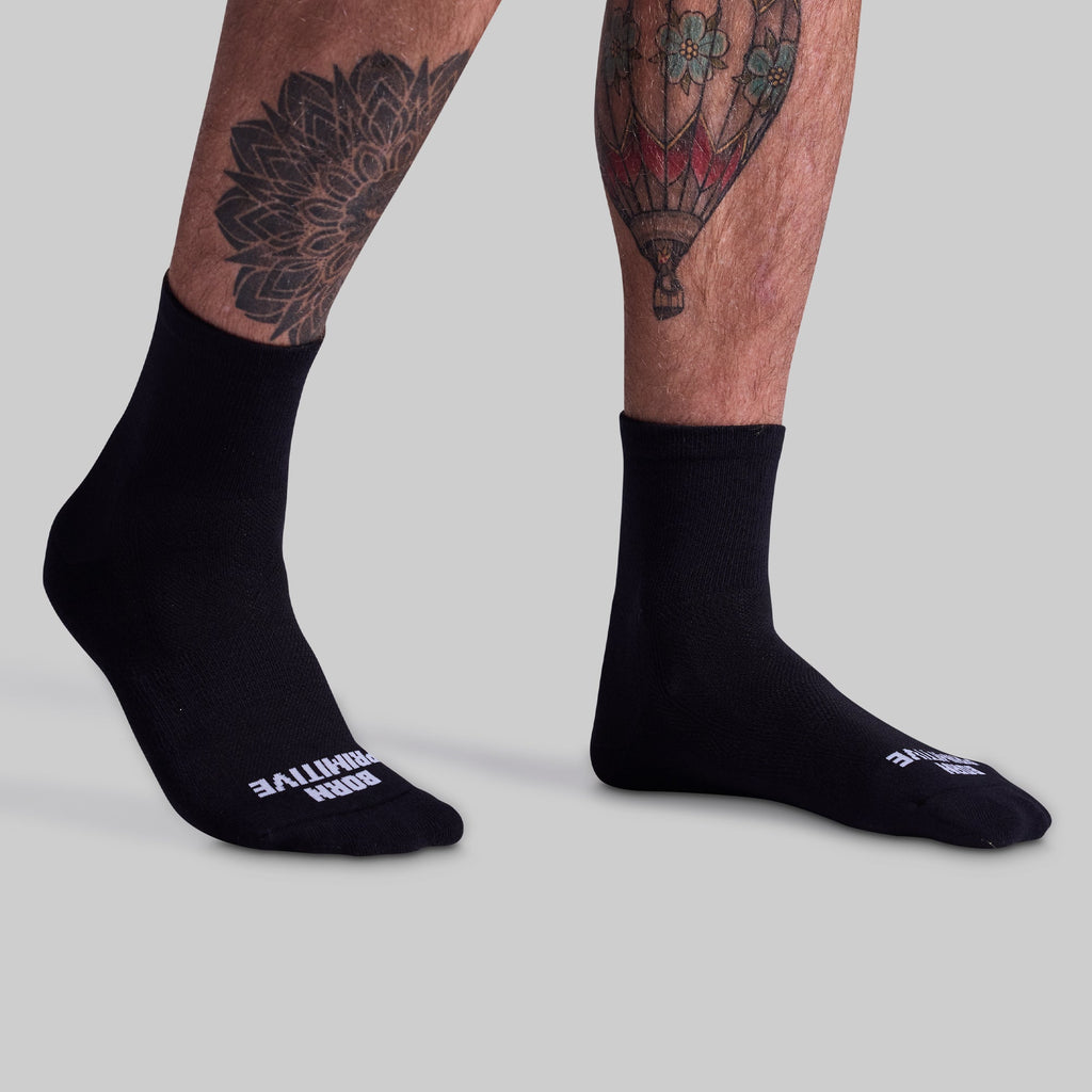 Performance Half Crew Sock (Black)