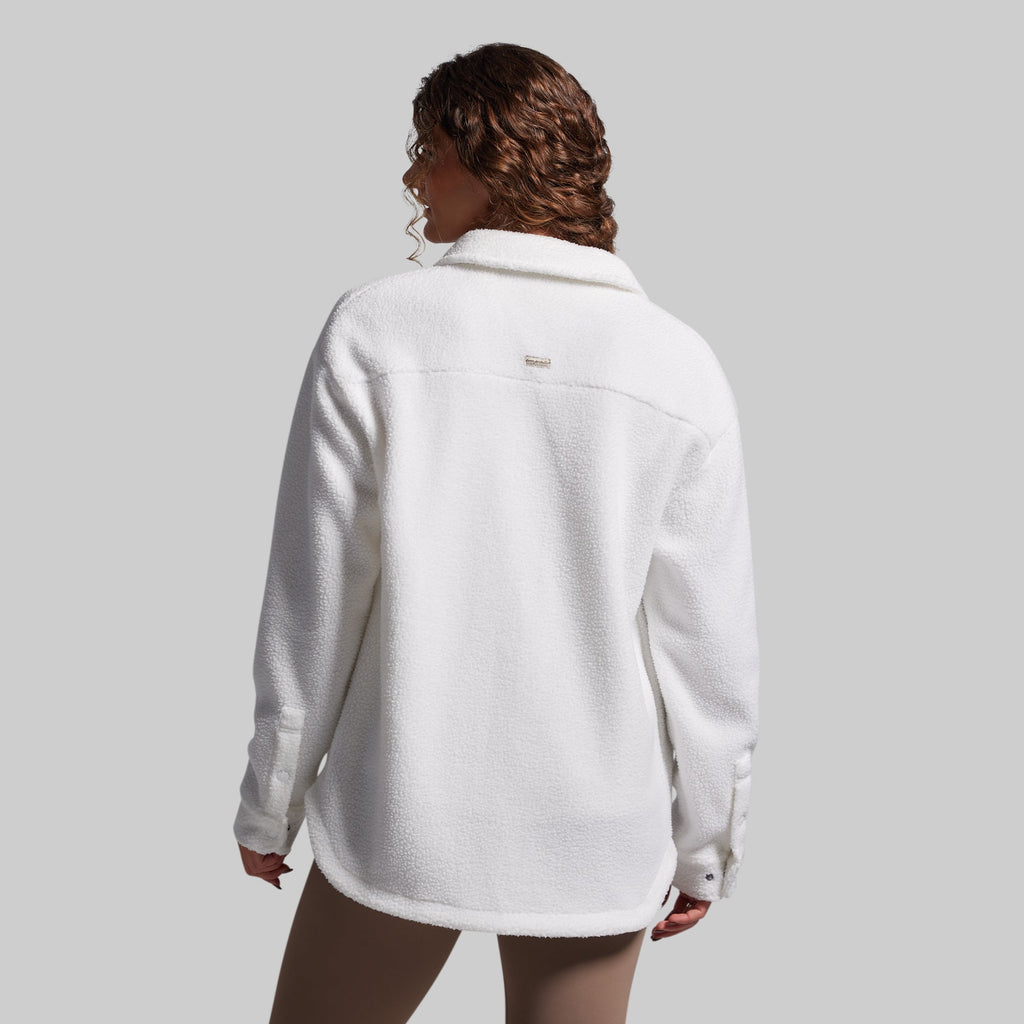 Between the Lines Fleece Jacket (Blanc)
