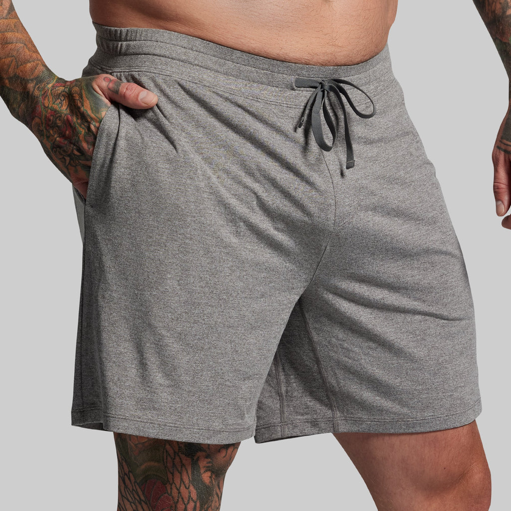 BP Premium Basic All-In-One Short (Heather Grey)