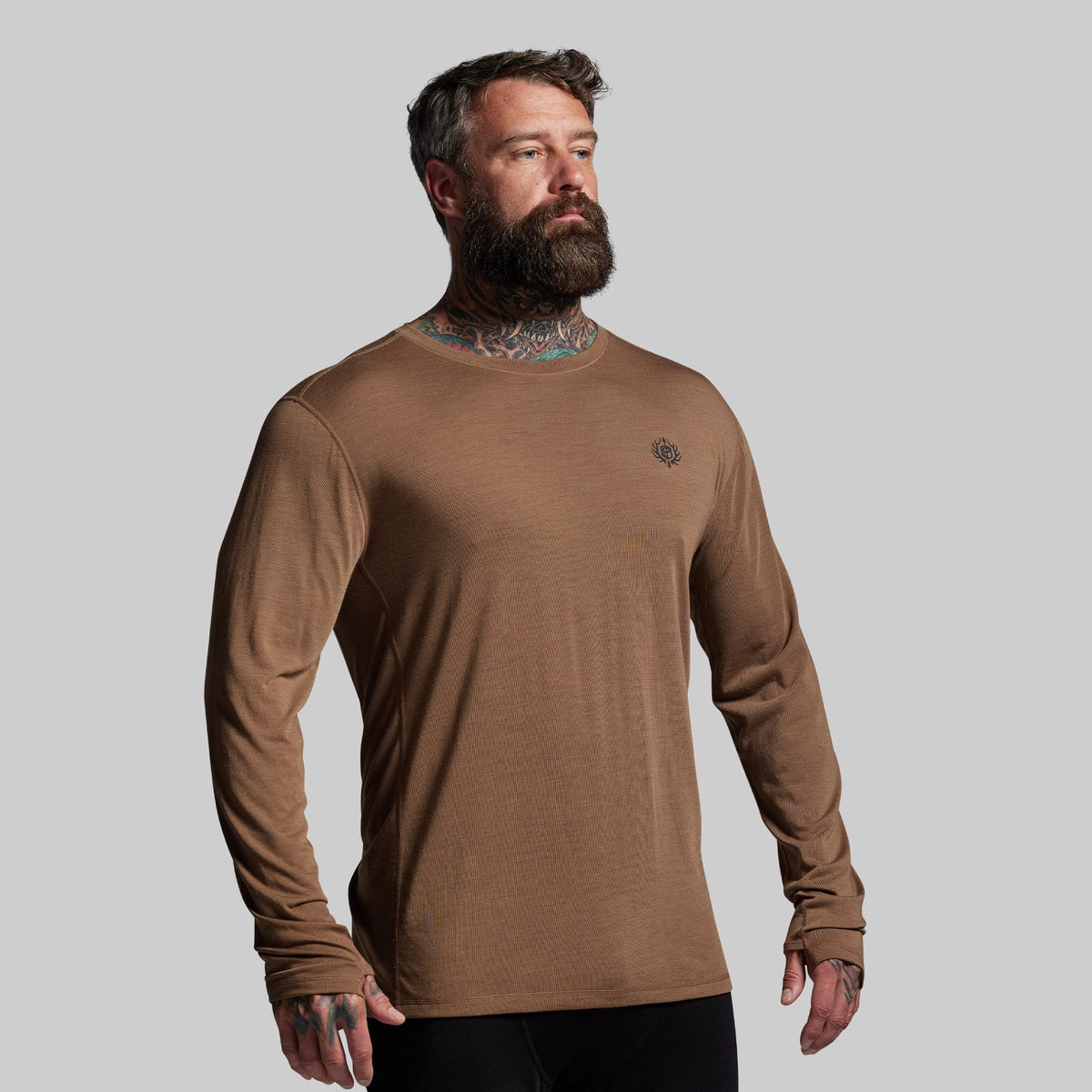 Ridgeline Merino Thermal Top 165 (Coyote Brown)