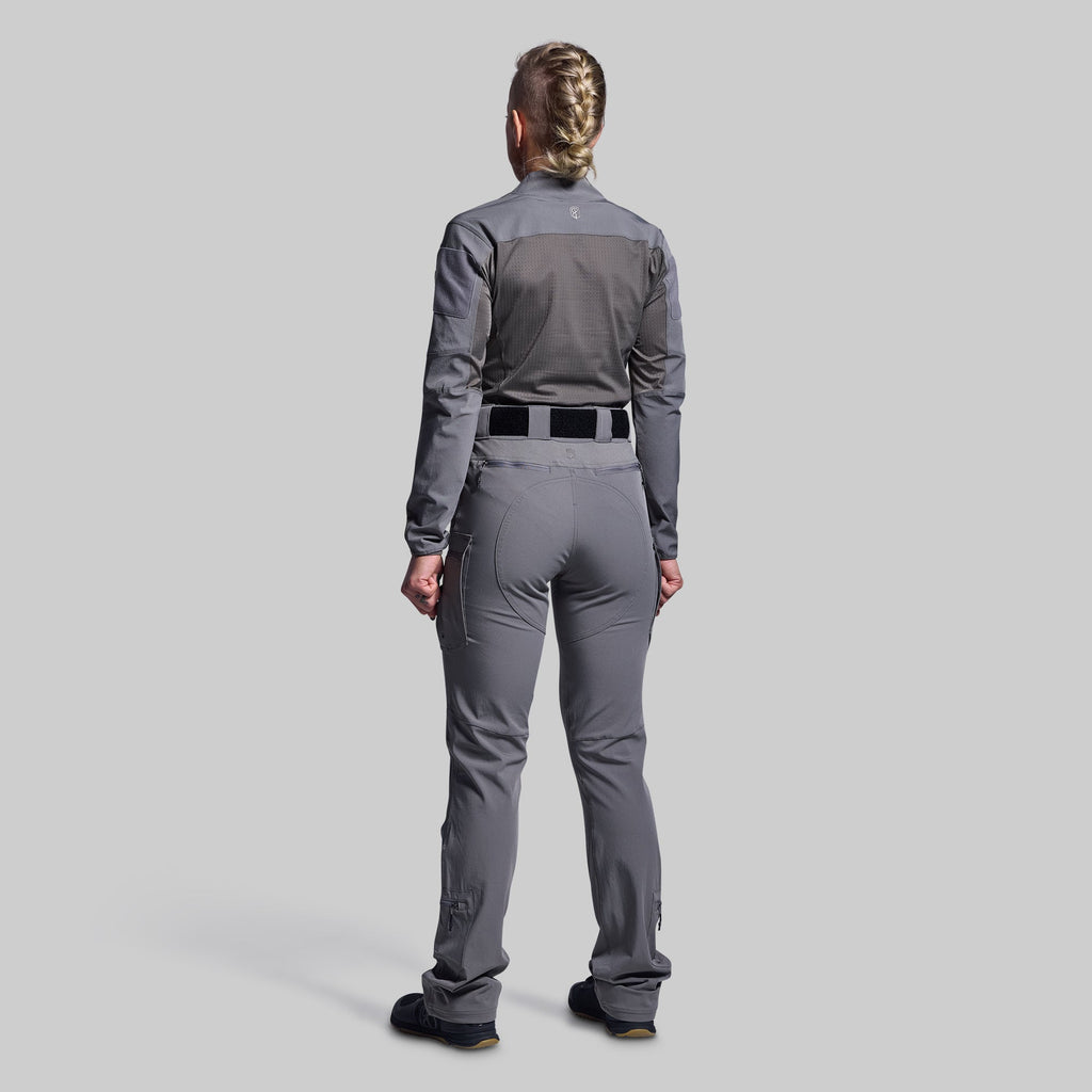 Women's Long Sleeve Op Top Pro (Wolf Grey)