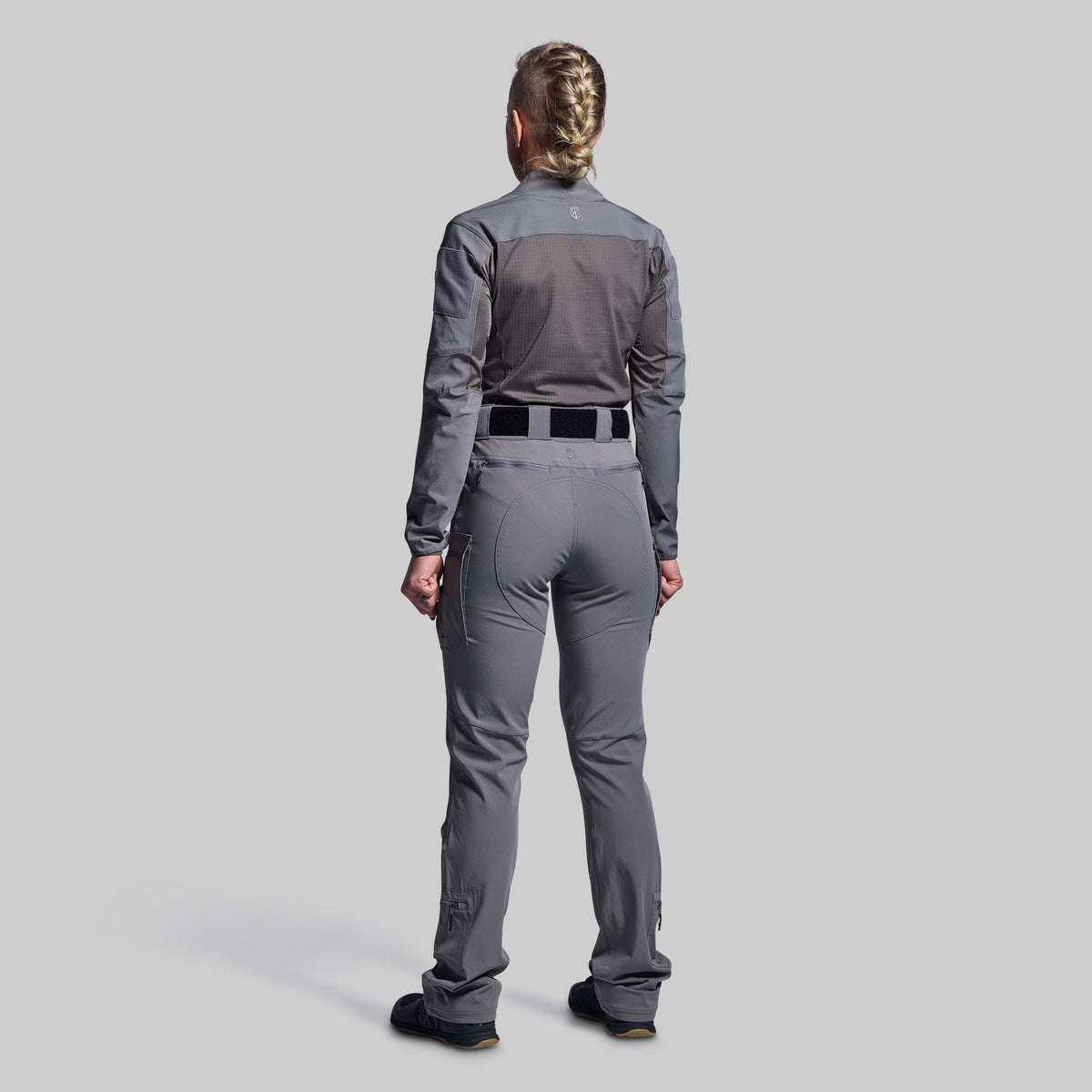 Women's Long Sleeve Op Top Pro (Wolf Grey)