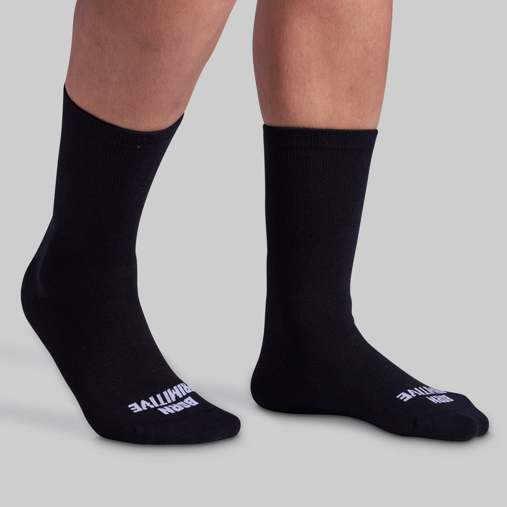 Performance Crew Sock 3-Pack (Black)