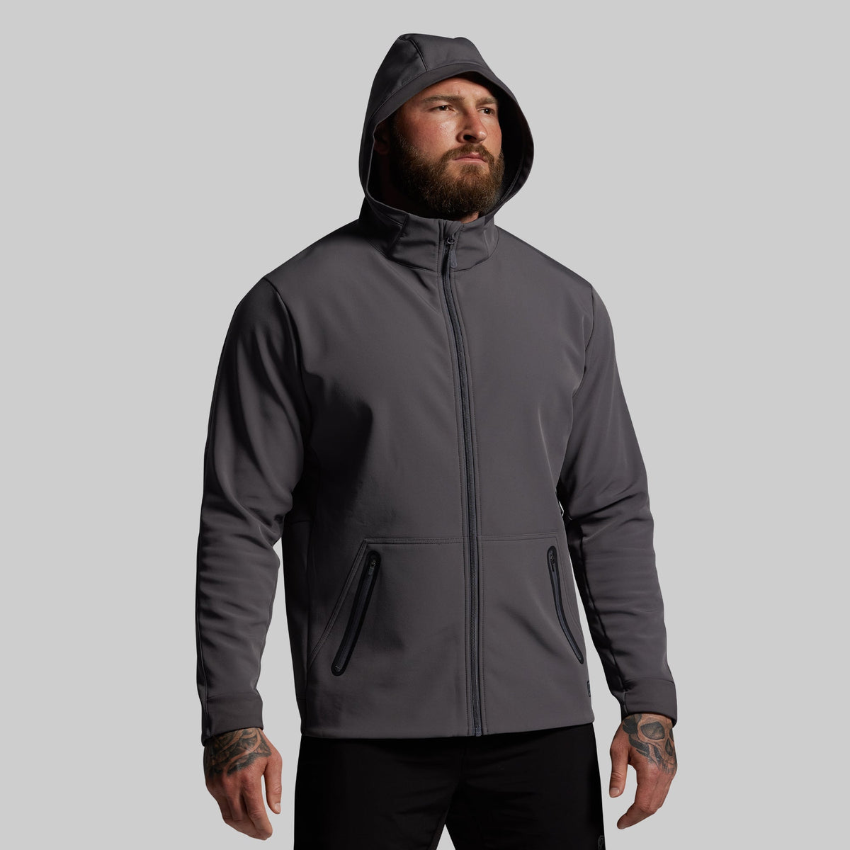 Training Full Zip Hoodie (Gunmetal)