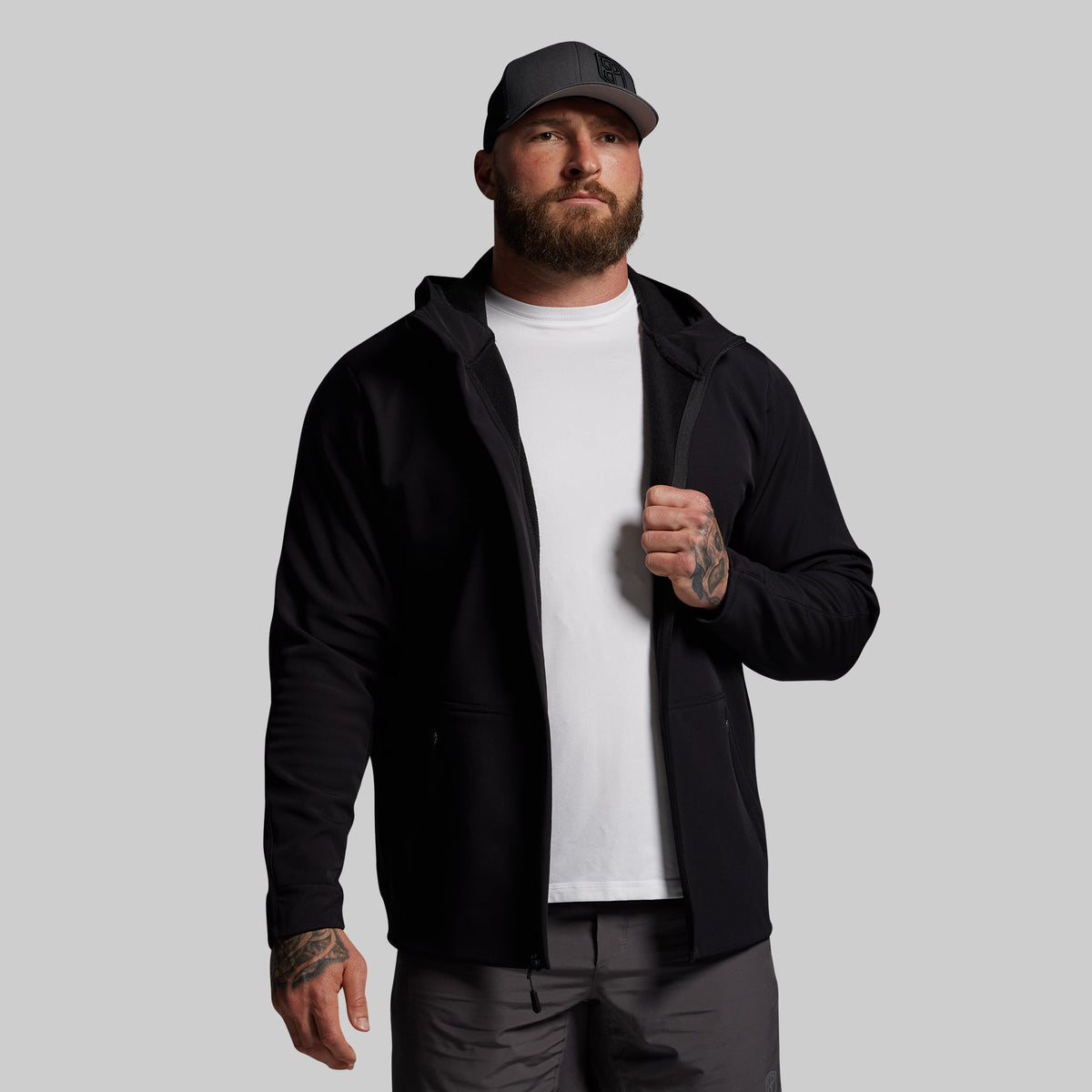 Training Full Zip Hoodie (Black)