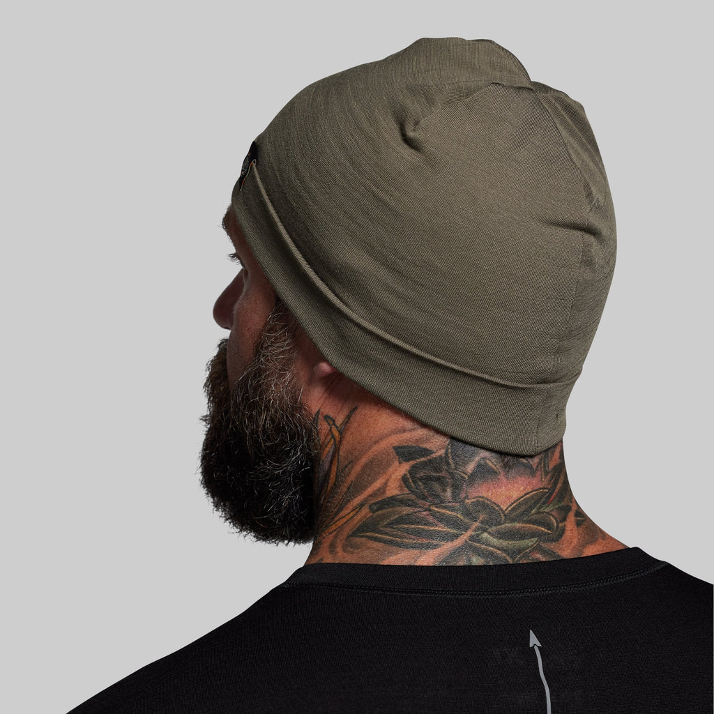 Ridgeline Merino Beanie 165 (OD Green)