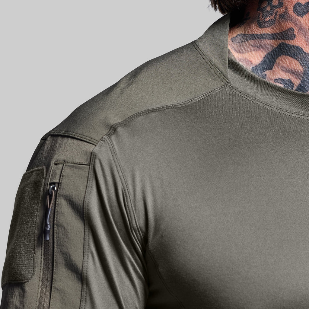Long Sleeve Op Top (Ranger Green)